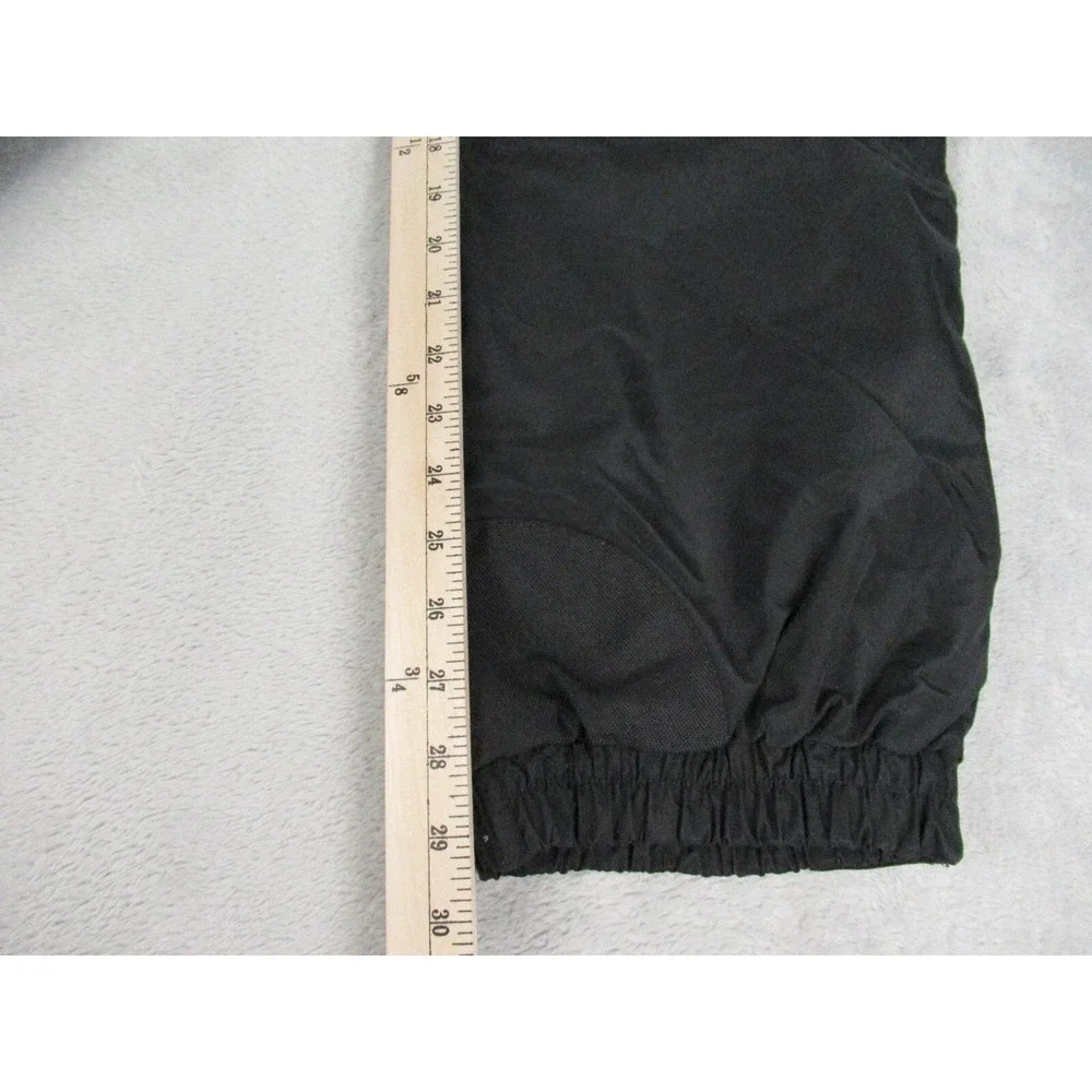 Columbia Rain Pants Men Medium Black Elastic Adjustable Pocket 28x29 Vintage 90s